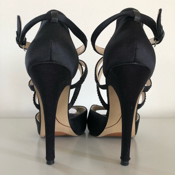 Nine West Satin Peep Toe Heel - Picture 4 of 4